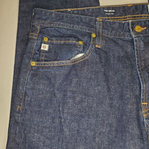 Men's Tellis AG-ed Modern Slim Denim Jeans Size 34 - Picture 6 of 10
